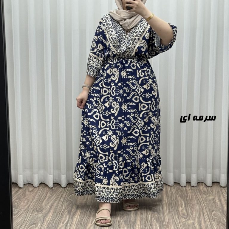 پیراهن فلور بوگاتی چپ و راستی مدل دنیا کد Sh2034
